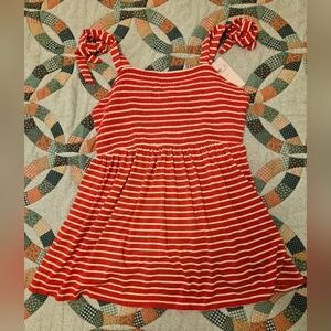 NWT Isabel Maternity Tank Top Red Stripes Large